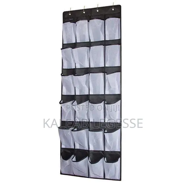  24 Pocket Over the Door Shoe Organizer