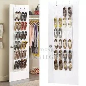 Photo -  24 Pocket Over the Door Shoe Organizer