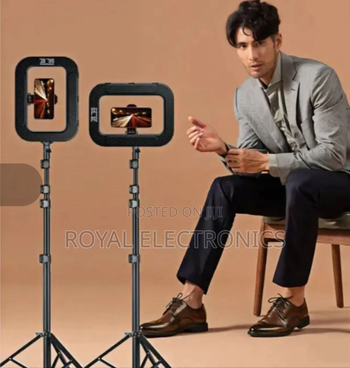 Professional ለካሜራም ለስልክም የሚሆን Ringlight የራሱ 2meter Stand ያለው