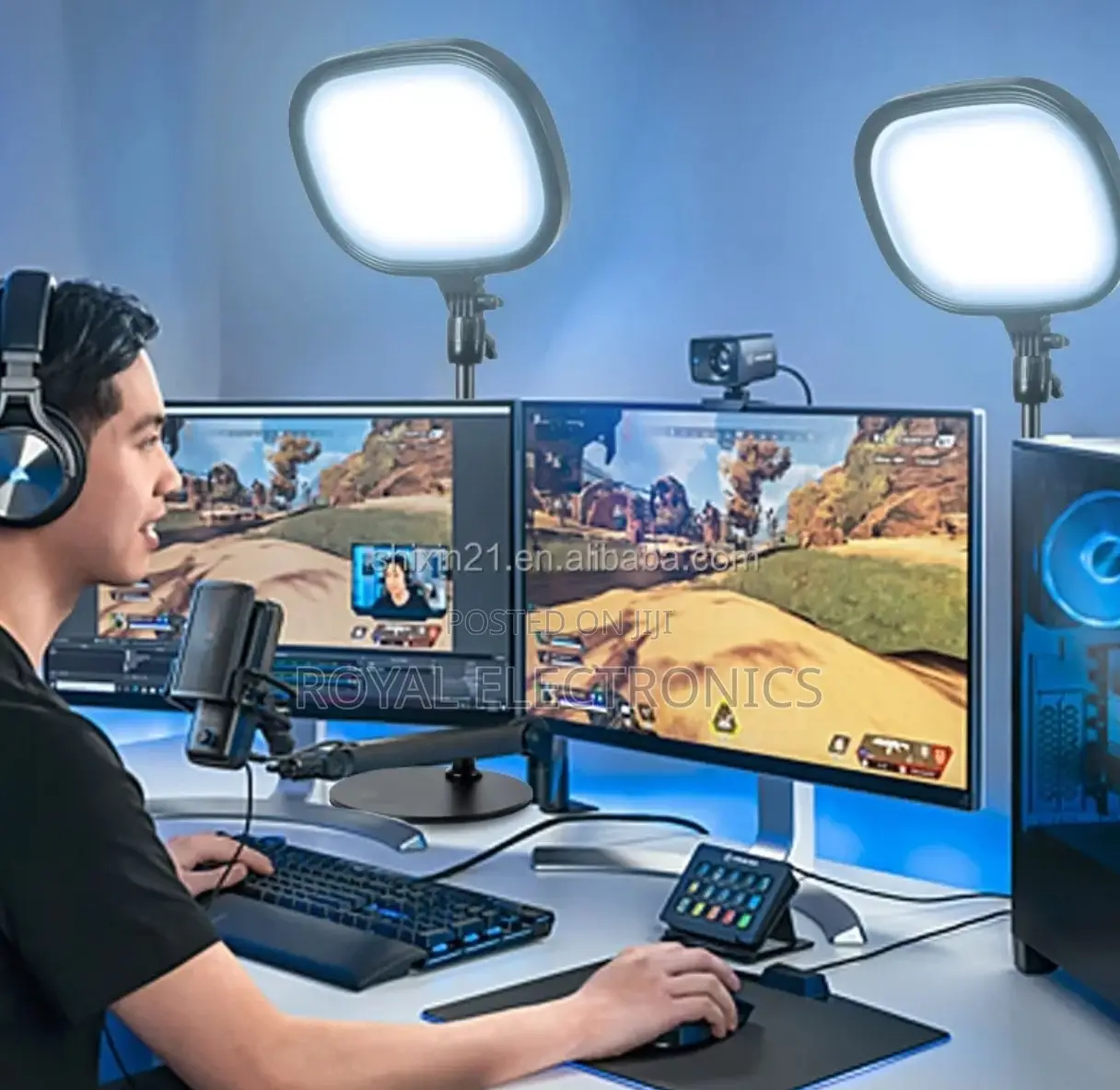 ለተለያየ አገልግሎት መዋል የሚቺል Fill Light (5 Color With Stand)