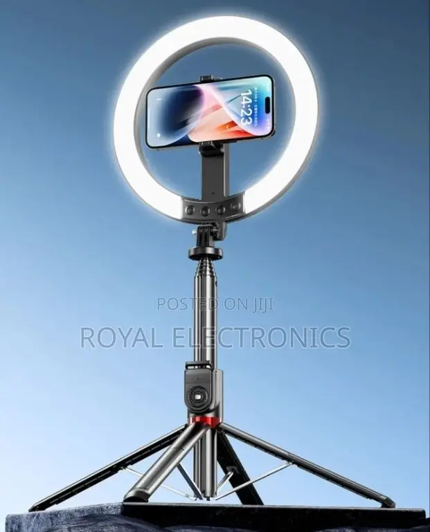 ቁመቱ 2.3 Meter መርዘም የሚቺል Ringlight ያለው Selfi Stick Tripod