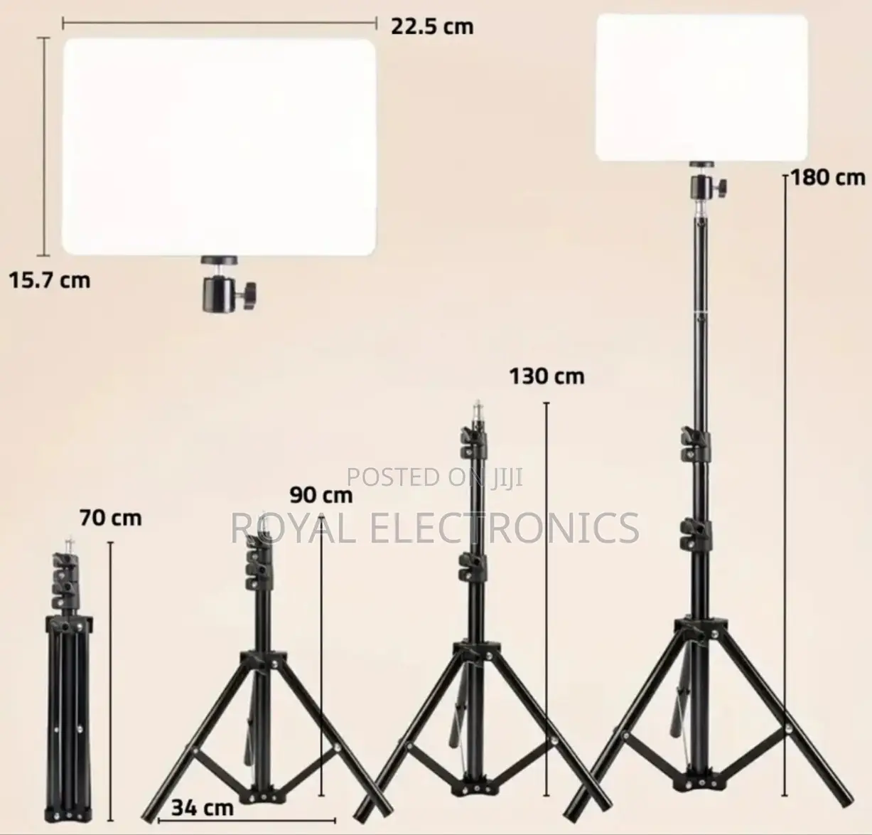 Professional RGB Photographic and Video Light With 2M Stand