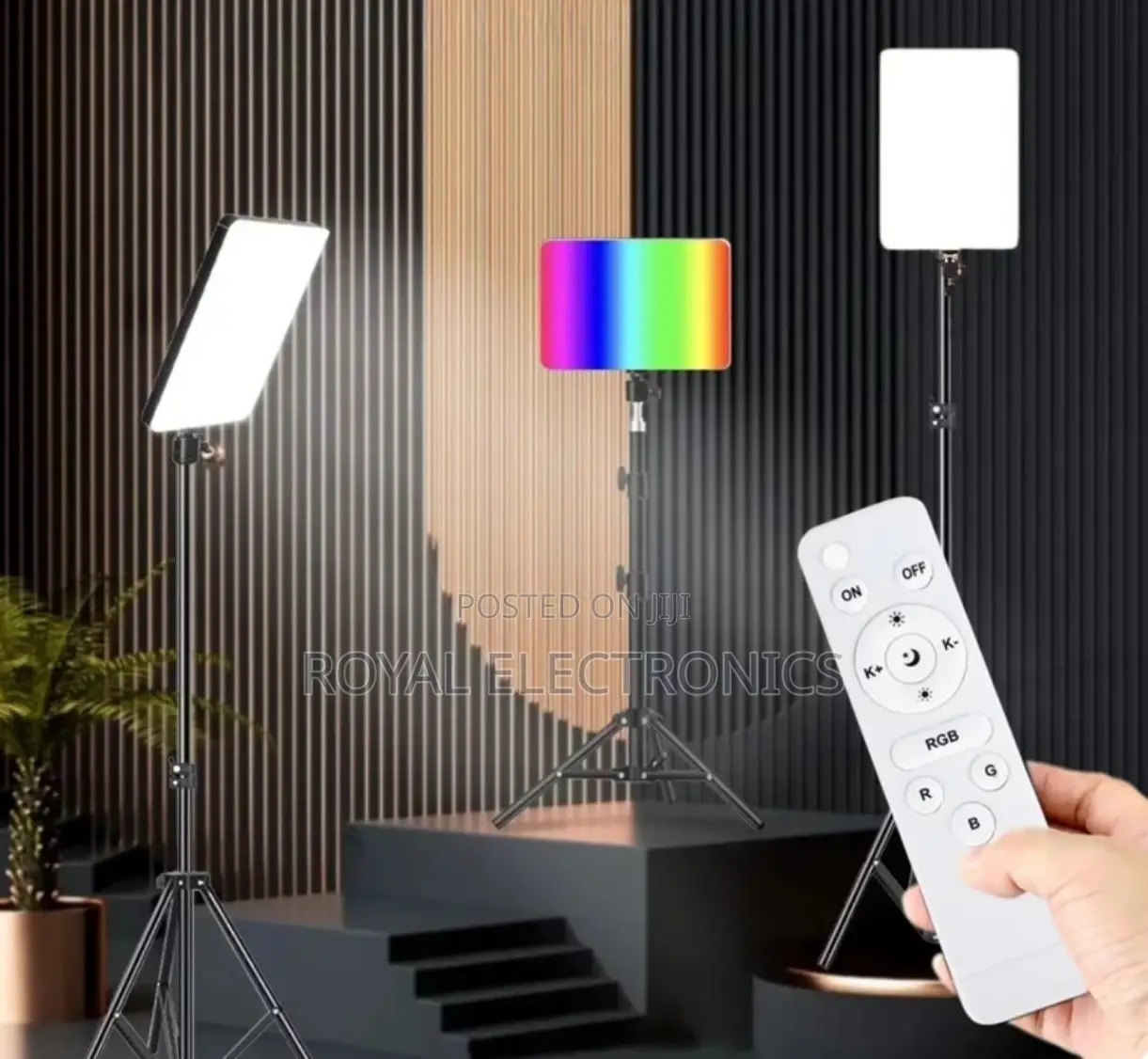 Professional RGB Photographic and Video Light With 2M Stand