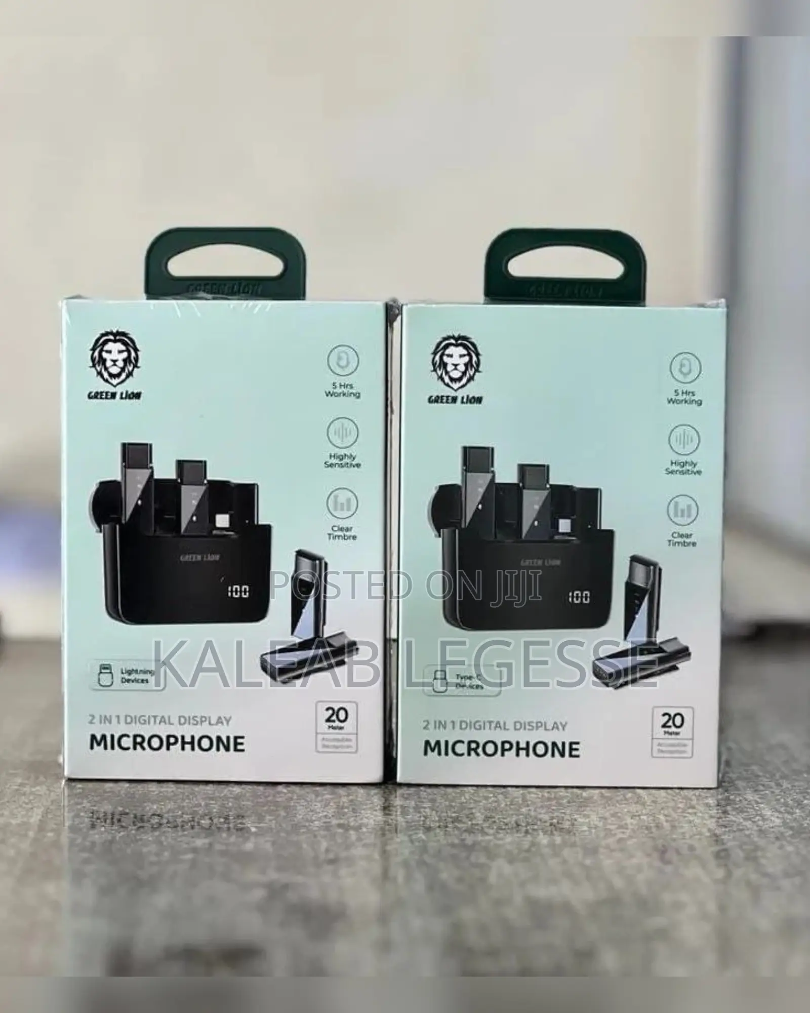 2in1 Digital Display Microphone