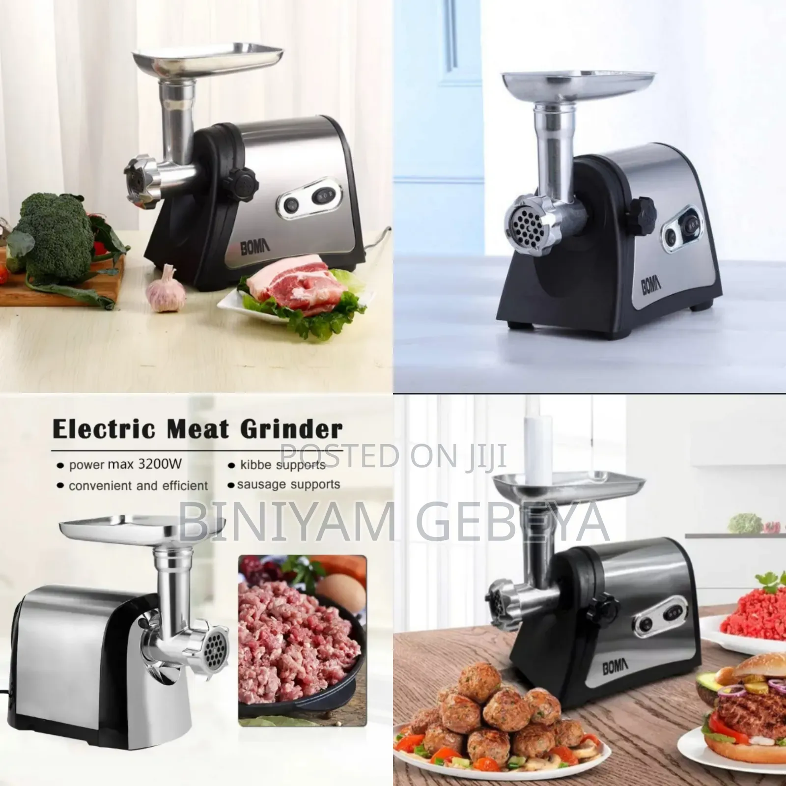 💯Germeny ኦሪጅናል ስጋ መፍጫ 3000 Watt Boma Meat Grinder
