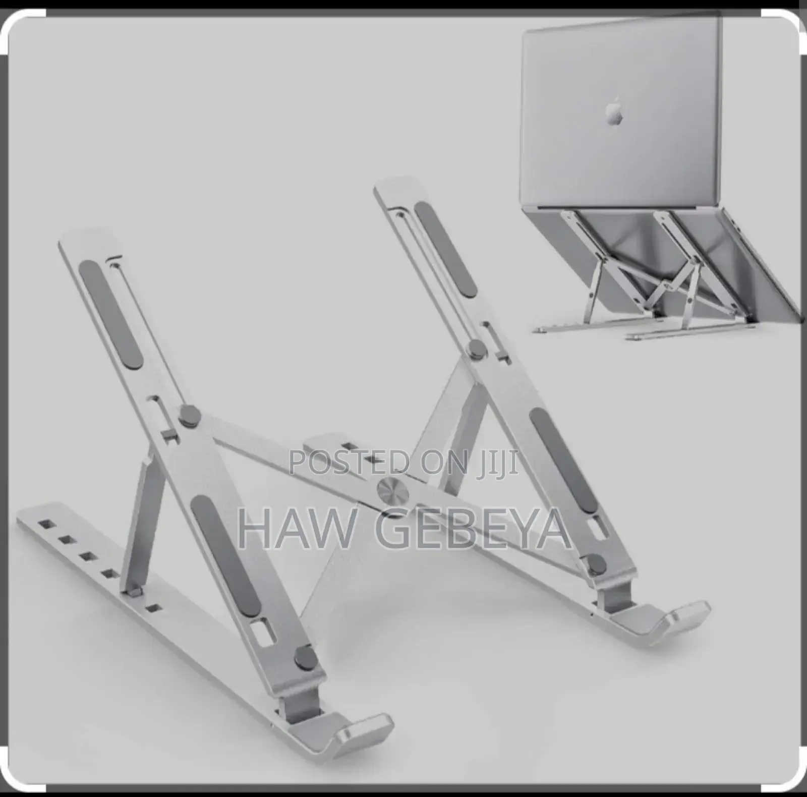 Foldable Height Adjustable Metal Frame Laptop Stand
