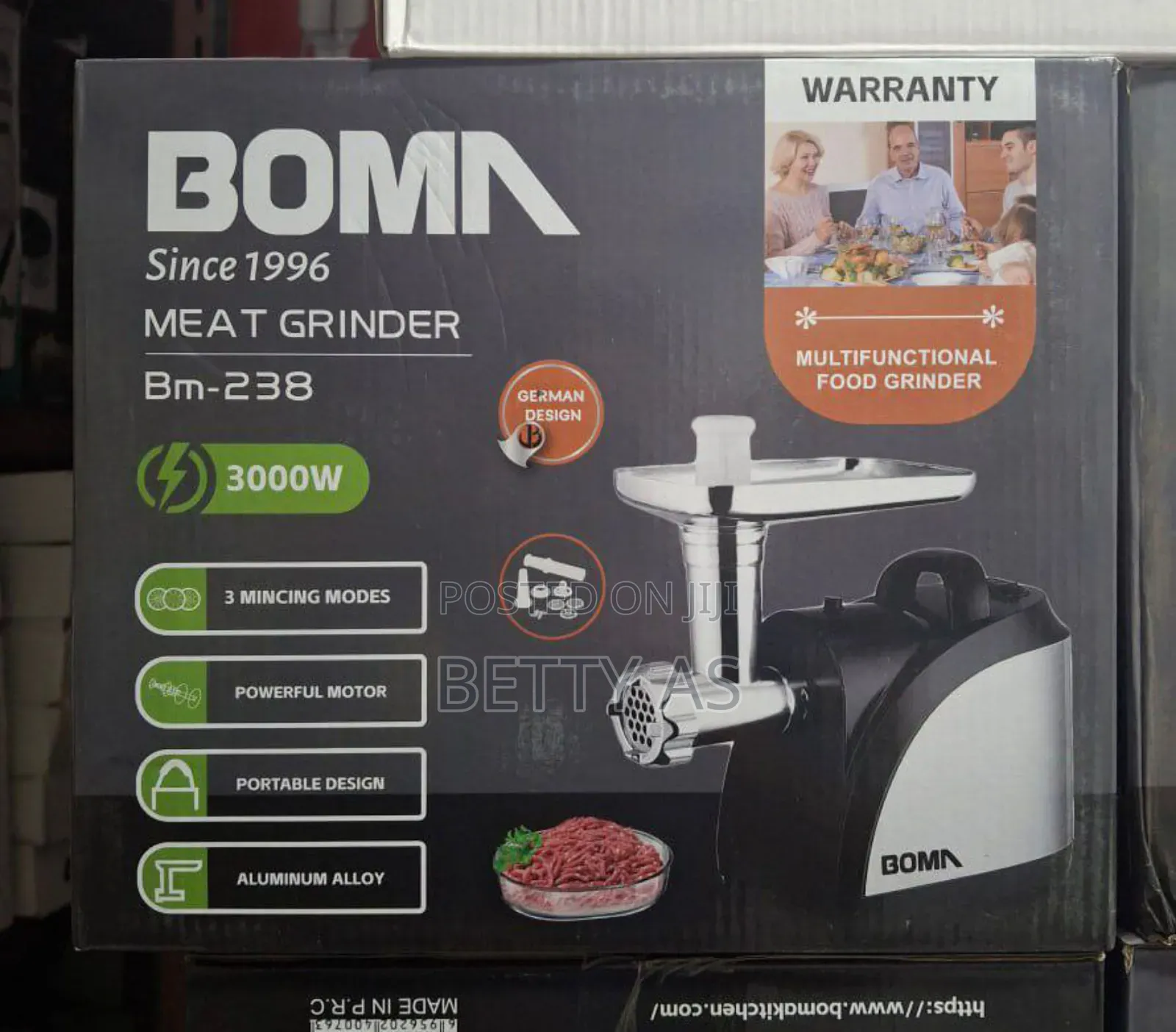 BOMA Electric Meat Grinder 3000watts