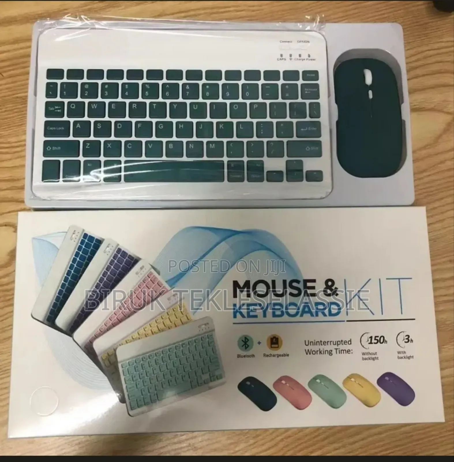 Bluetooth Keyboard and Mouse Set Chargeble