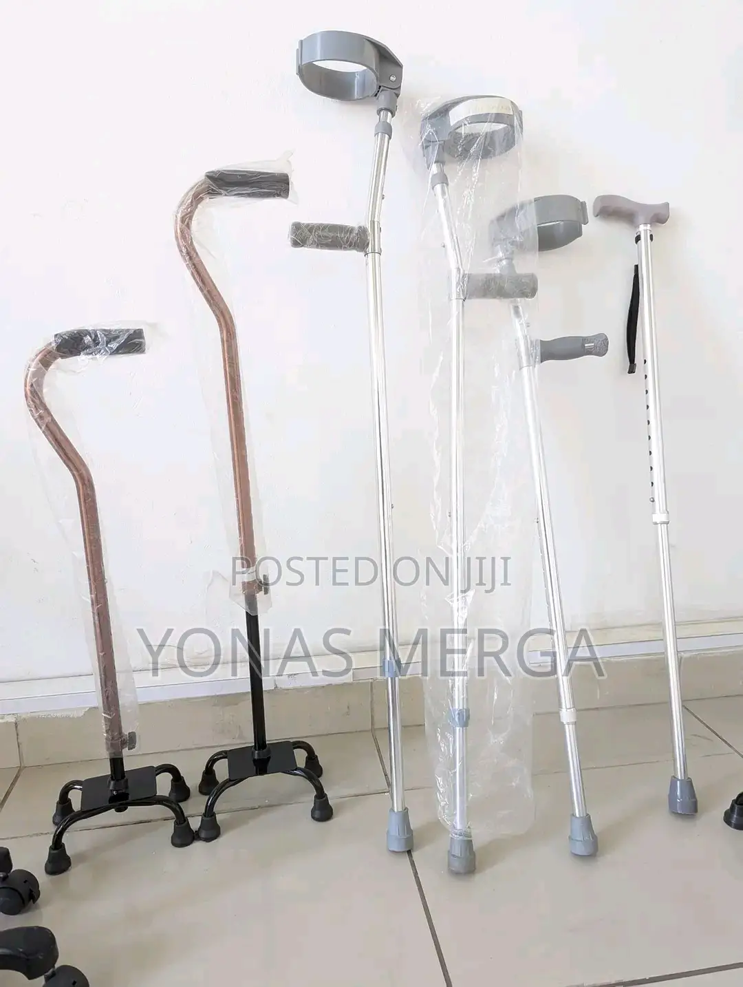 Canes Walking Aids Elbow Crutch Walker醫with Rubber Bush
