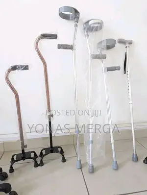 Photo - Canes Walking Aids Elbow Crutch Walker醫with Rubber Bush