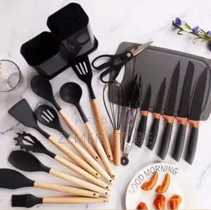 19pcs Non-Stick Silicone Kitchen Set - Premium Quality