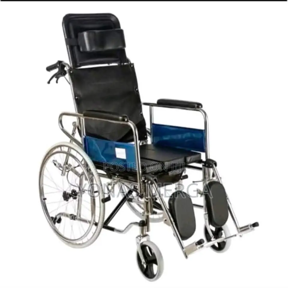 Reclining Steel Wheelchair頤seat Width 46cm鬆ዊልቼር蔥wheelchair