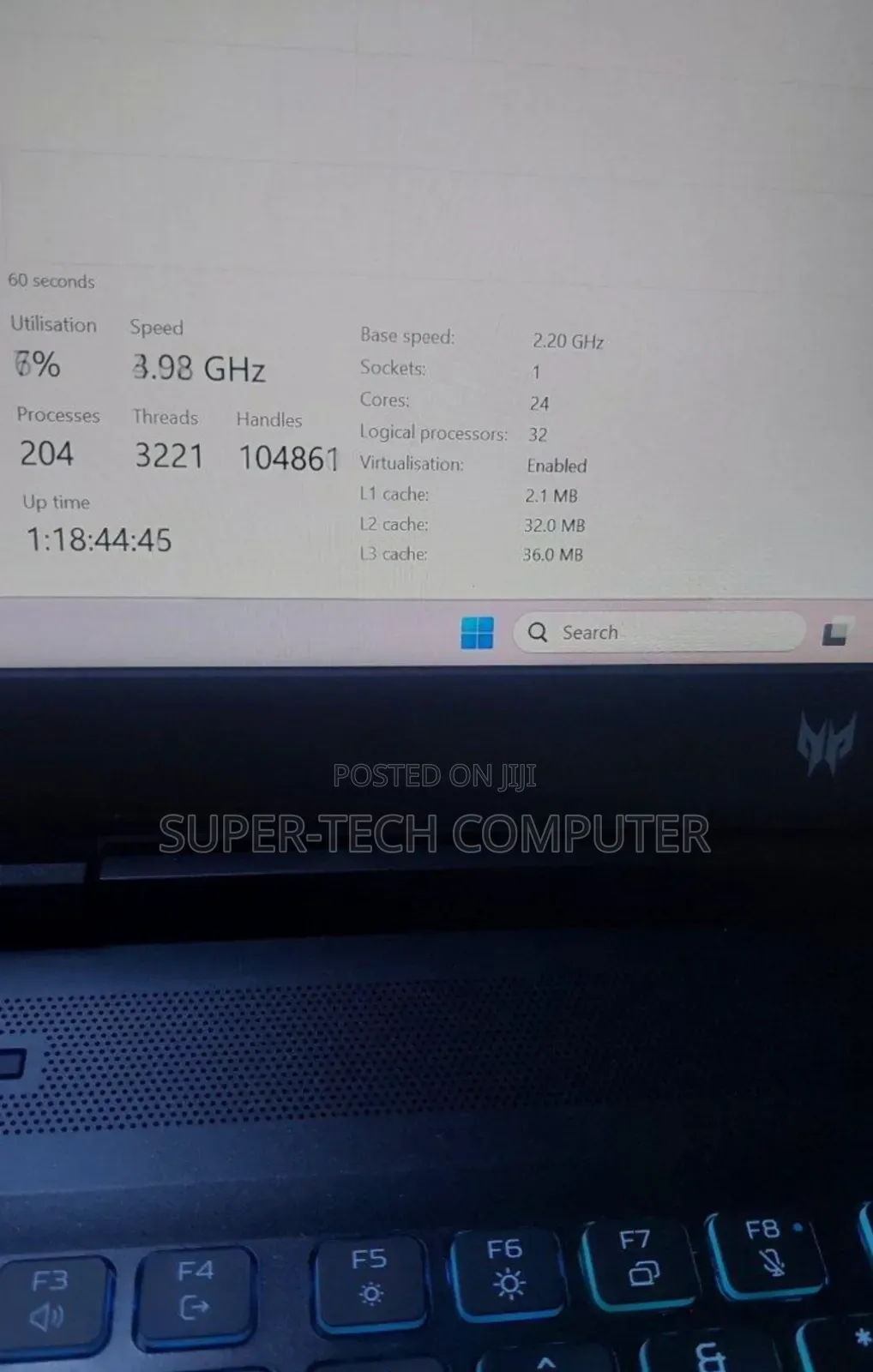 New Laptop Acer Predator Helios Neo 16 16GB Intel Core I9 SSD 1T