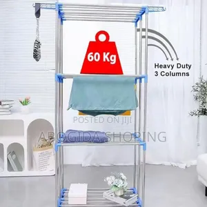 Photo - 4-Tier Clothes Drying Rack (Hanger)
-