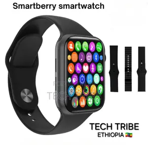 Photo - Smartberry Smartwatch With Three Straps Brandnew 2024 Model