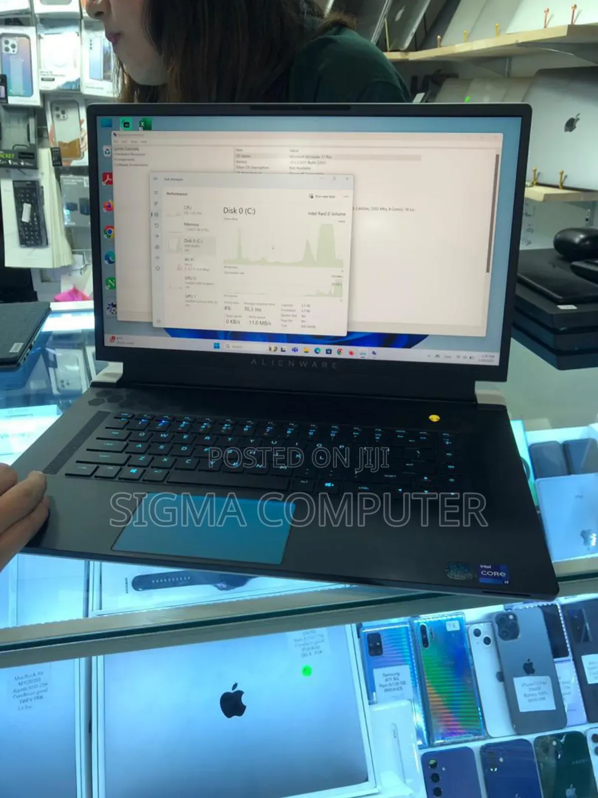 New Laptop Alienware Area-51m 64GB Intel Core I7 SSD 4T