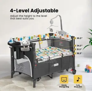 የልጆች አልጋ Deluxe Baby Bedside Crib