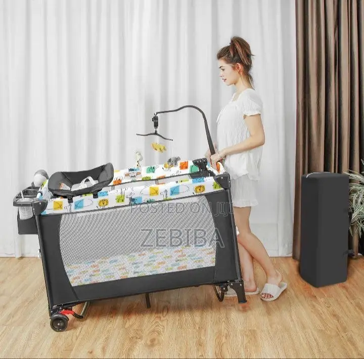 የልጆች አልጋ Deluxe Baby Bedside Crib