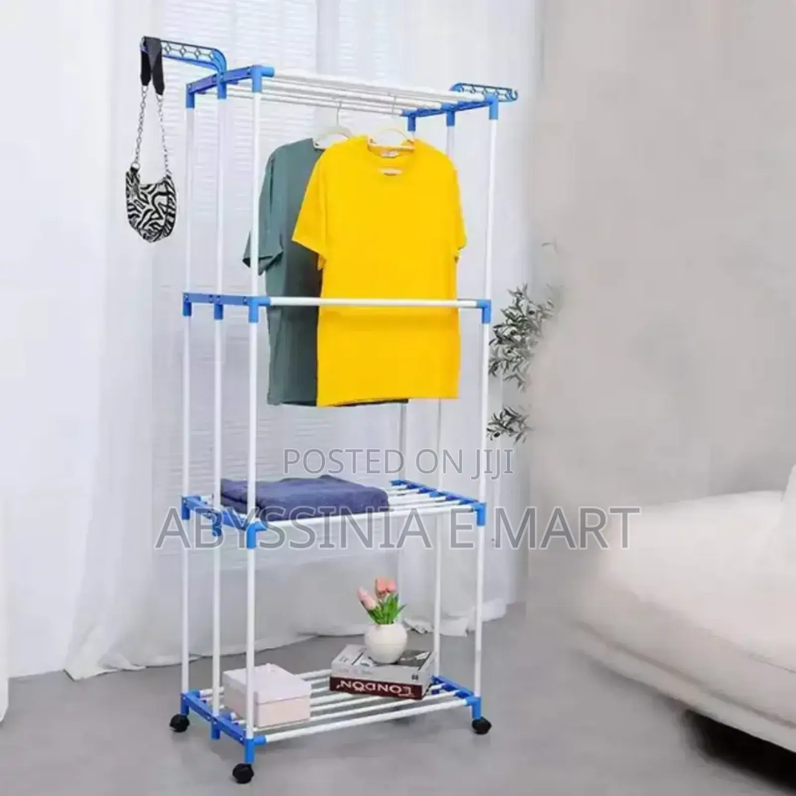 Stable 4-tier Clothes Drying Rack (Hanger)