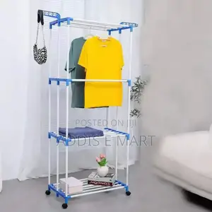 Photo - Stable 4-tier Clothes Drying Rack (Hanger)