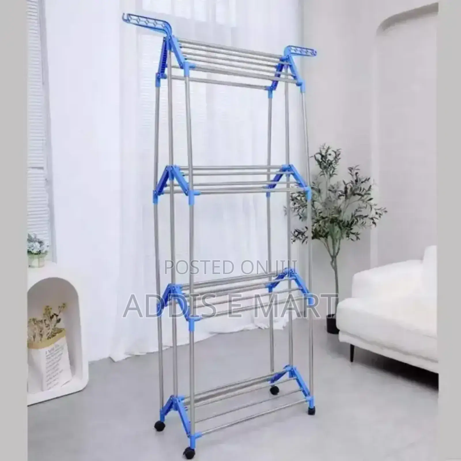Stable 4-tier Clothes Drying Rack (Hanger)