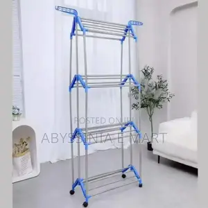 Stable 4-tier Clothes Drying Rack (Hanger)