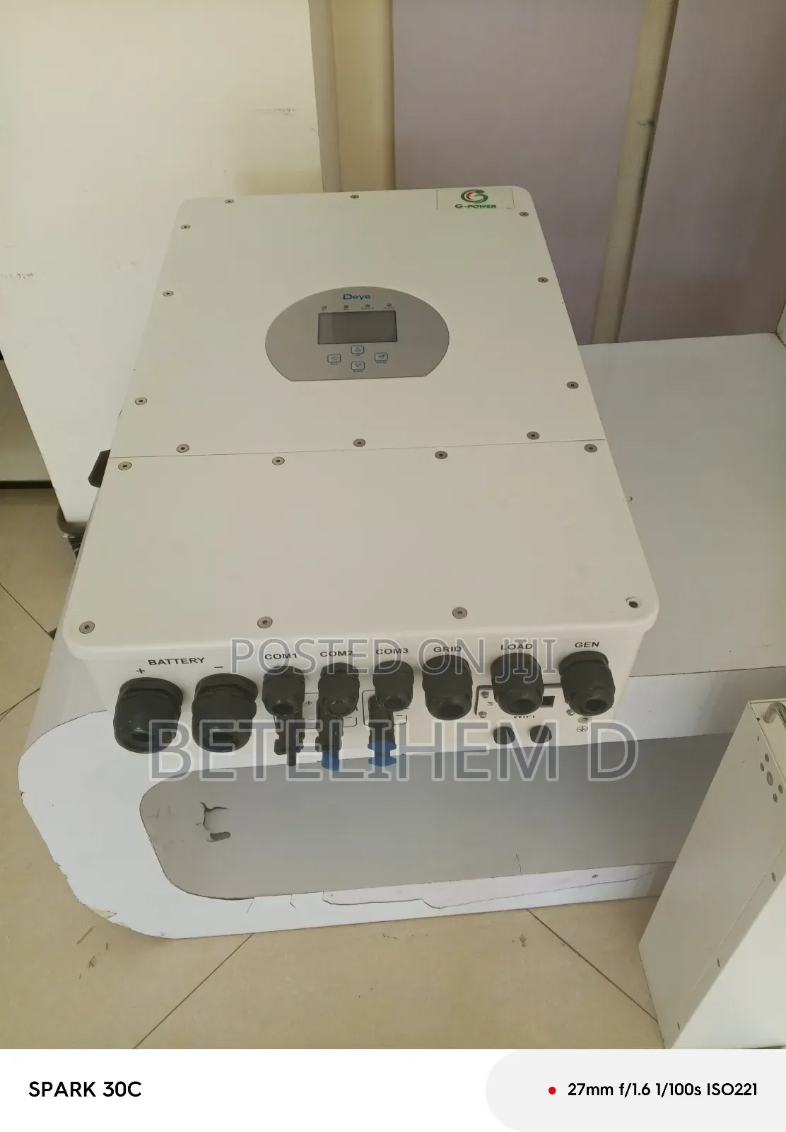 G-Power Battery and Invertor 20 Kw 3 Phase