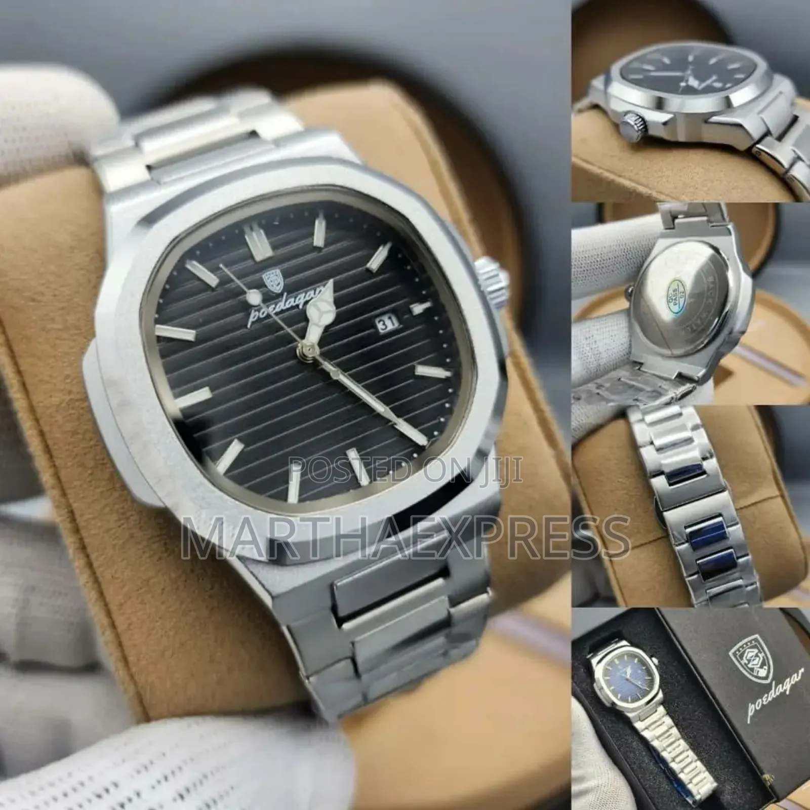 Poedagar Luxury Quartz Mens