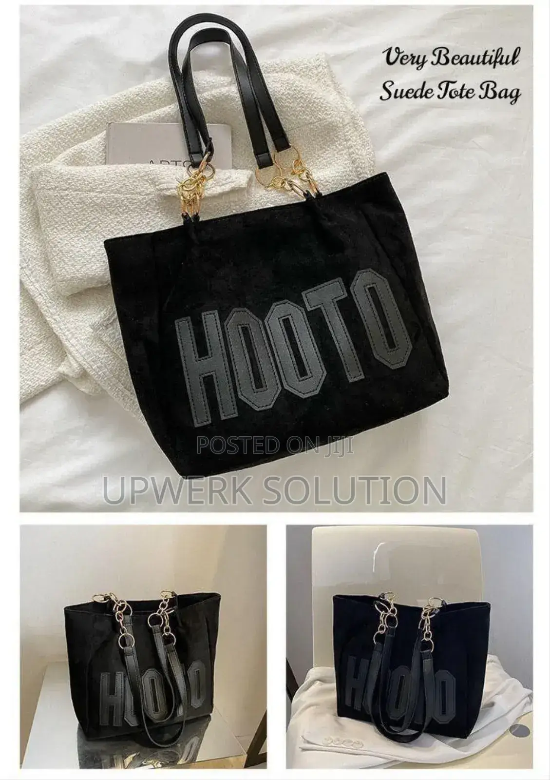 Hooto Suede Tote Bag