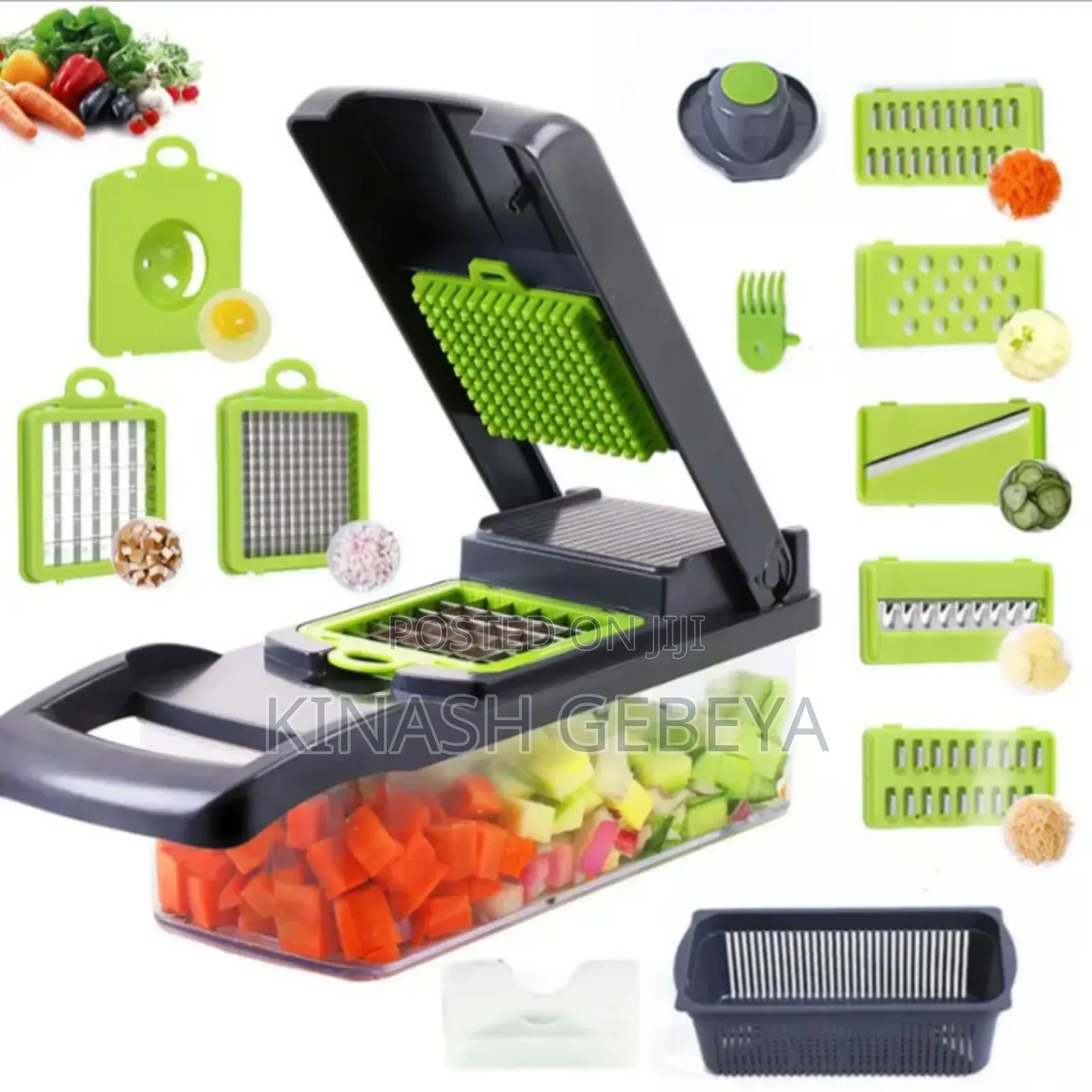 12 In 1 Multipurpose Vegetable Cutter(የአትክልት መቁረጫ)