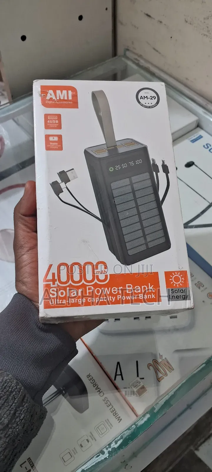 AMI (AM-29)40,000 Mah Solar Power Bank