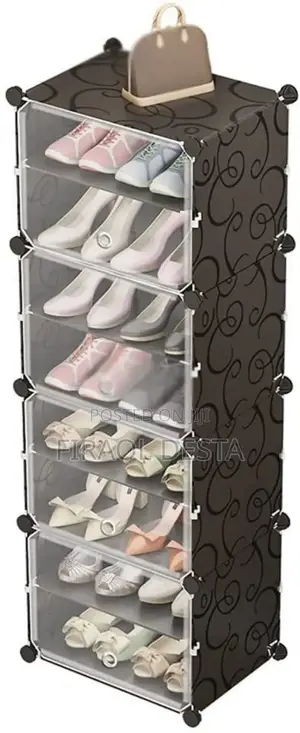 Plastic Cube Shoe Rack
