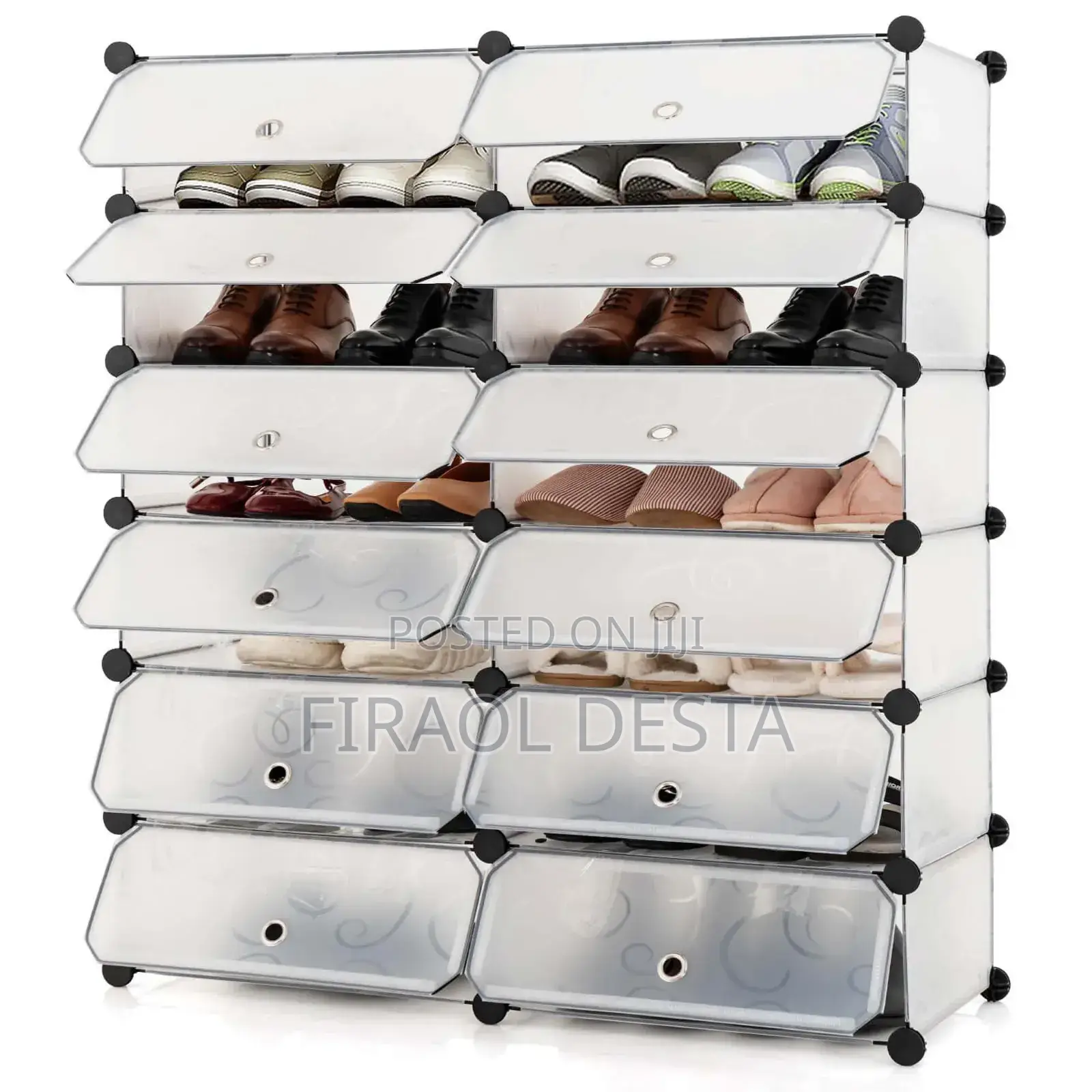 Plastic Cube Shoe Rack