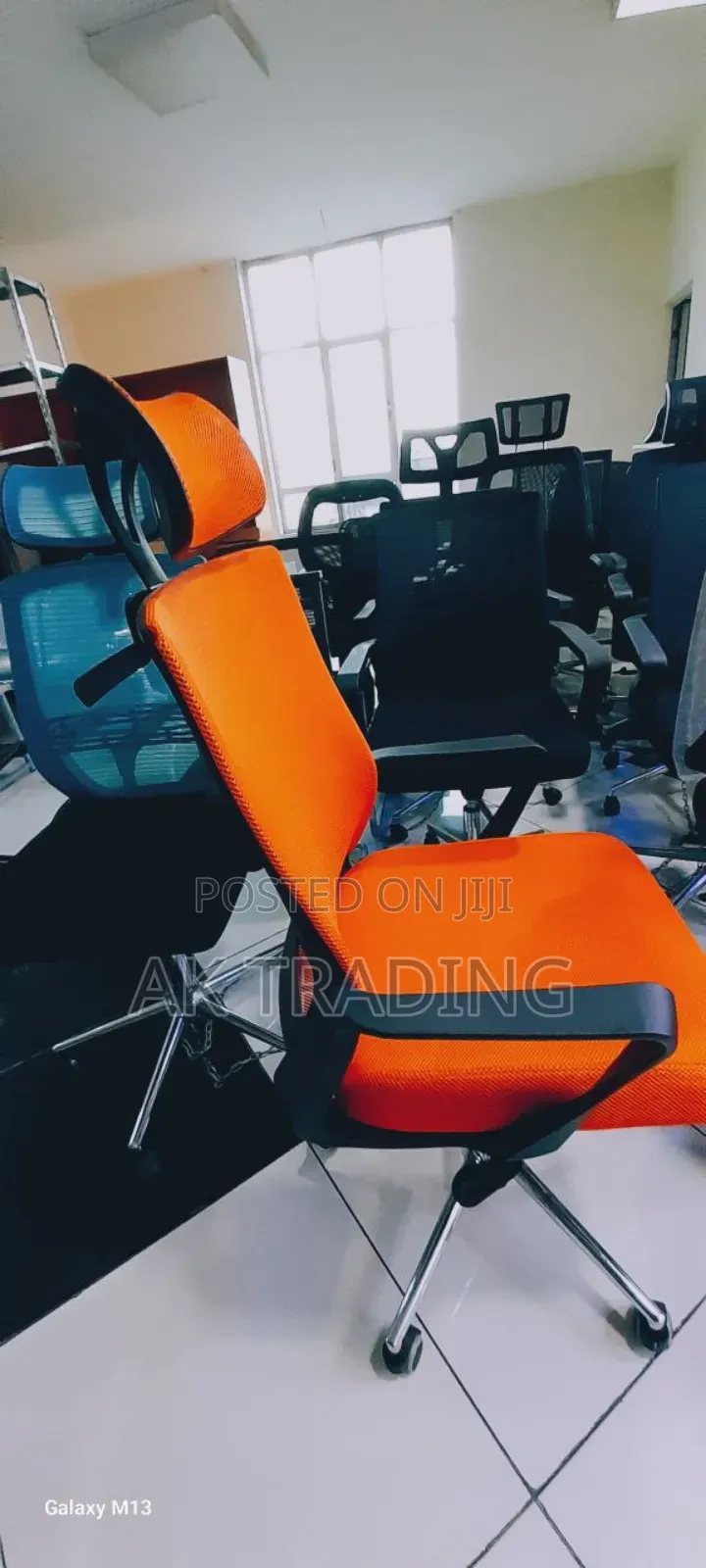 Office Chair Orange Color