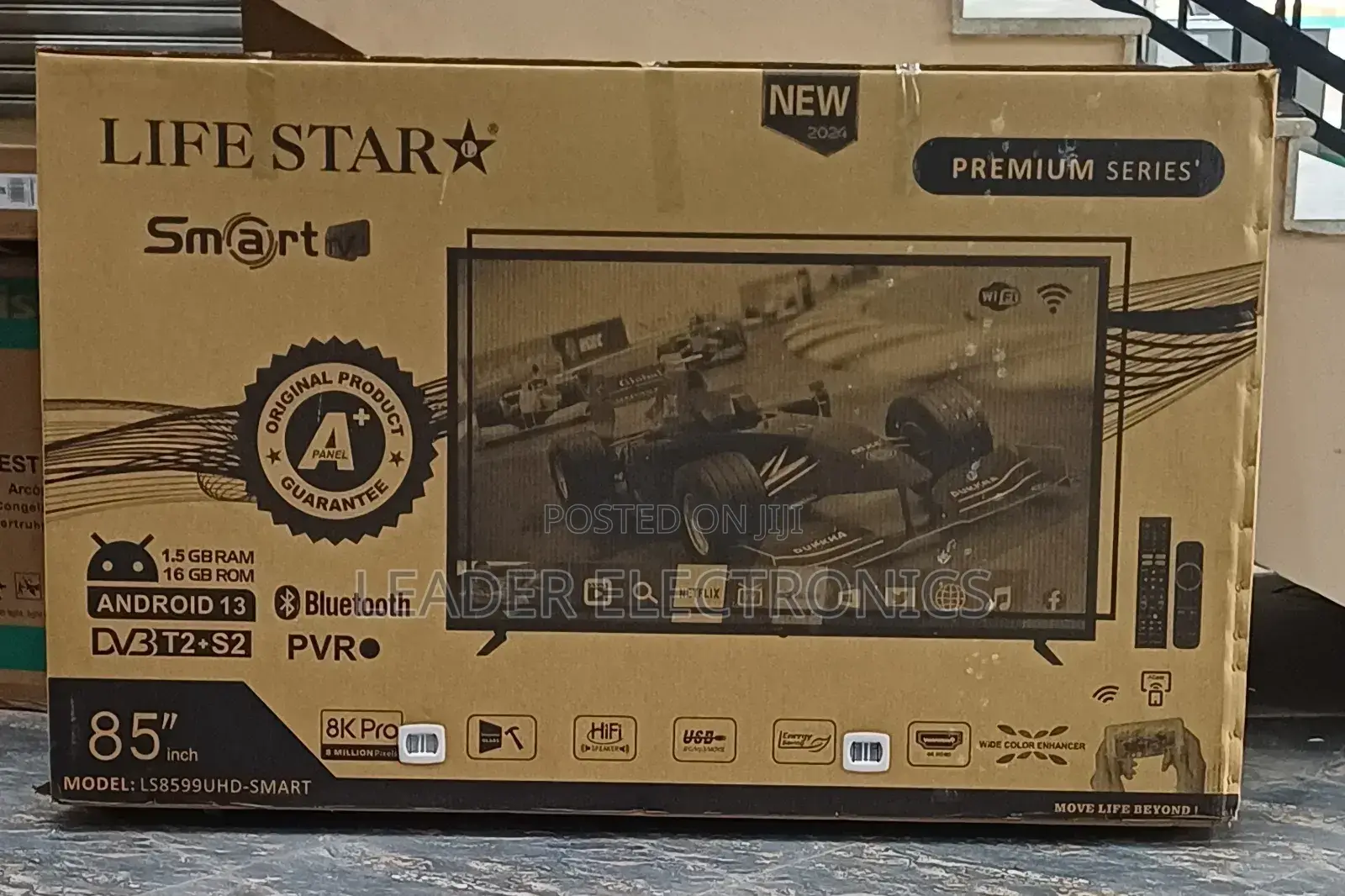 Lifestar TV 85 Inch Smart Android TV