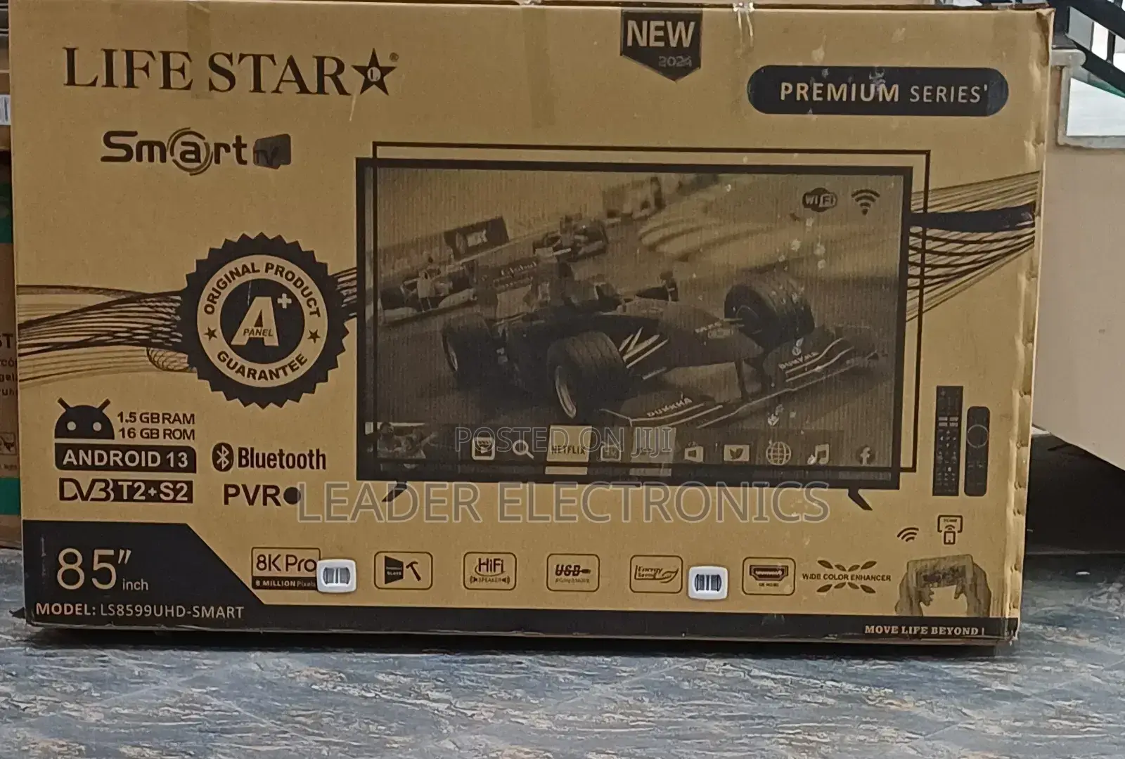 Lifestar TV 85 Inch Smart Android TV