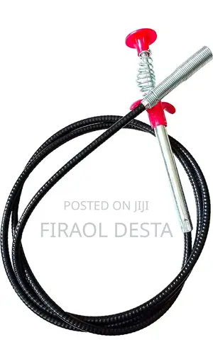 Photo - Long Sewer Cleaning Wire Spring