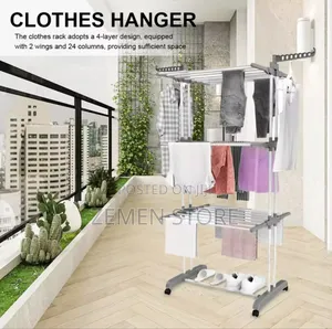 Multifunctional Clothes Drying Rack - Space-Saving Sturdy