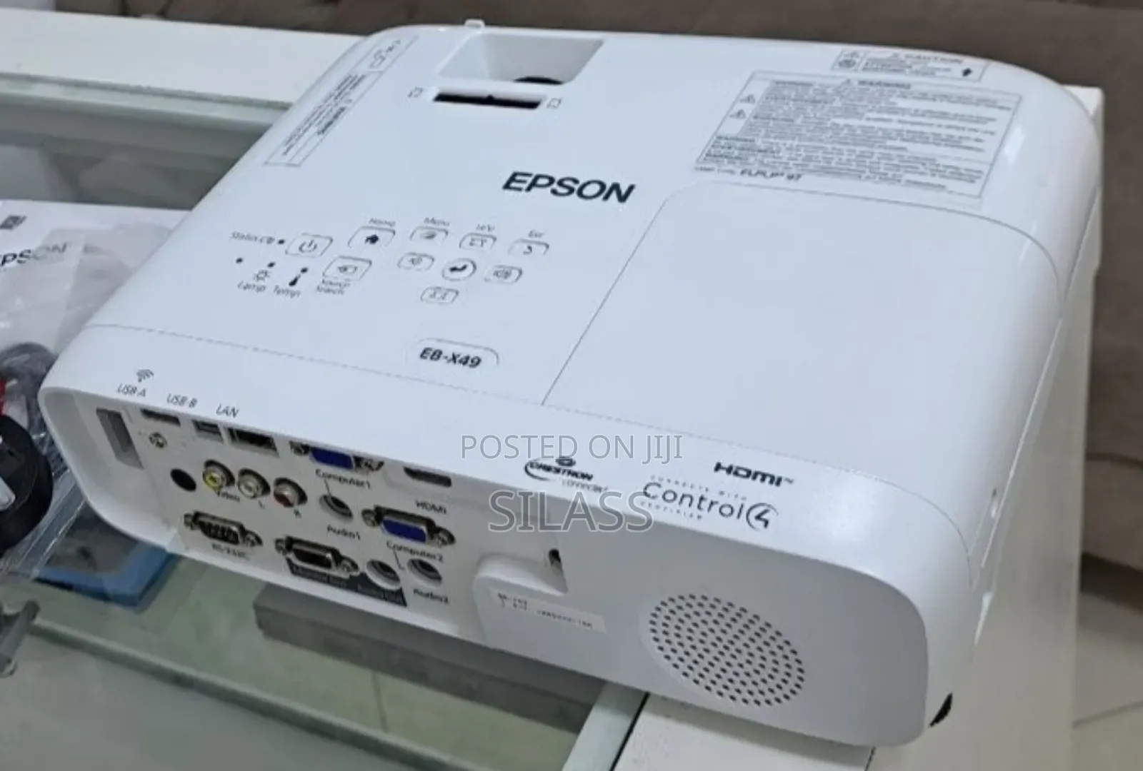 EPSON Projector
Model Name: EB -X49
Has Bag and Remote
