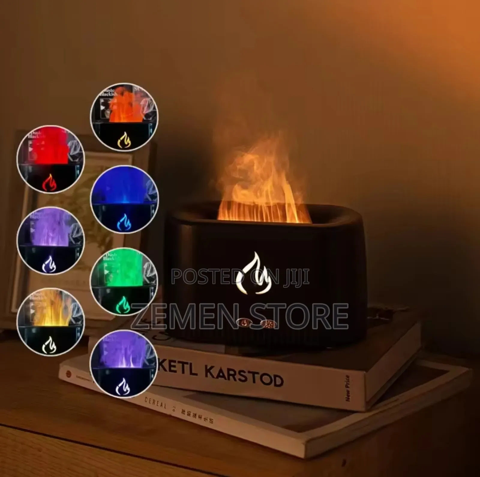 Flame Effect Air Humidifier - 200ml