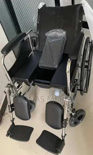 Multi-Purpose Wheelchair曲wheelchair, Soft Seat Leather Face