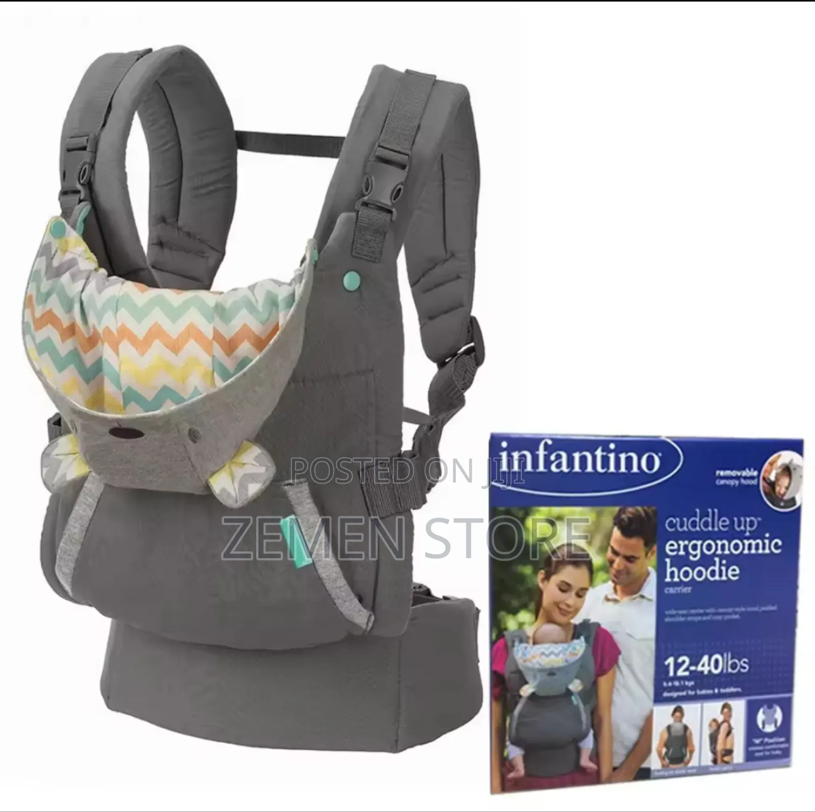 Infantino Cuddle Up Baby Carrier - Ergonomic Stylish