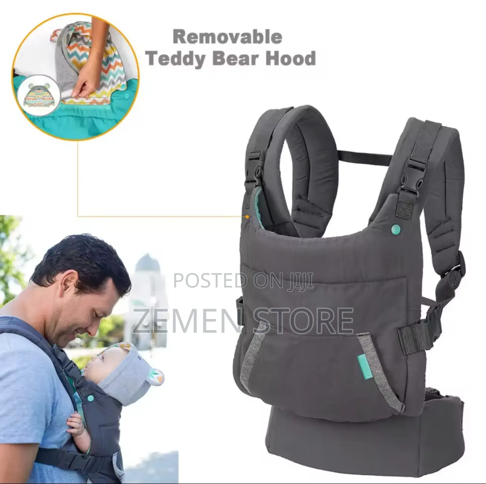 Infantino Cuddle Up Baby Carrier - Ergonomic Stylish