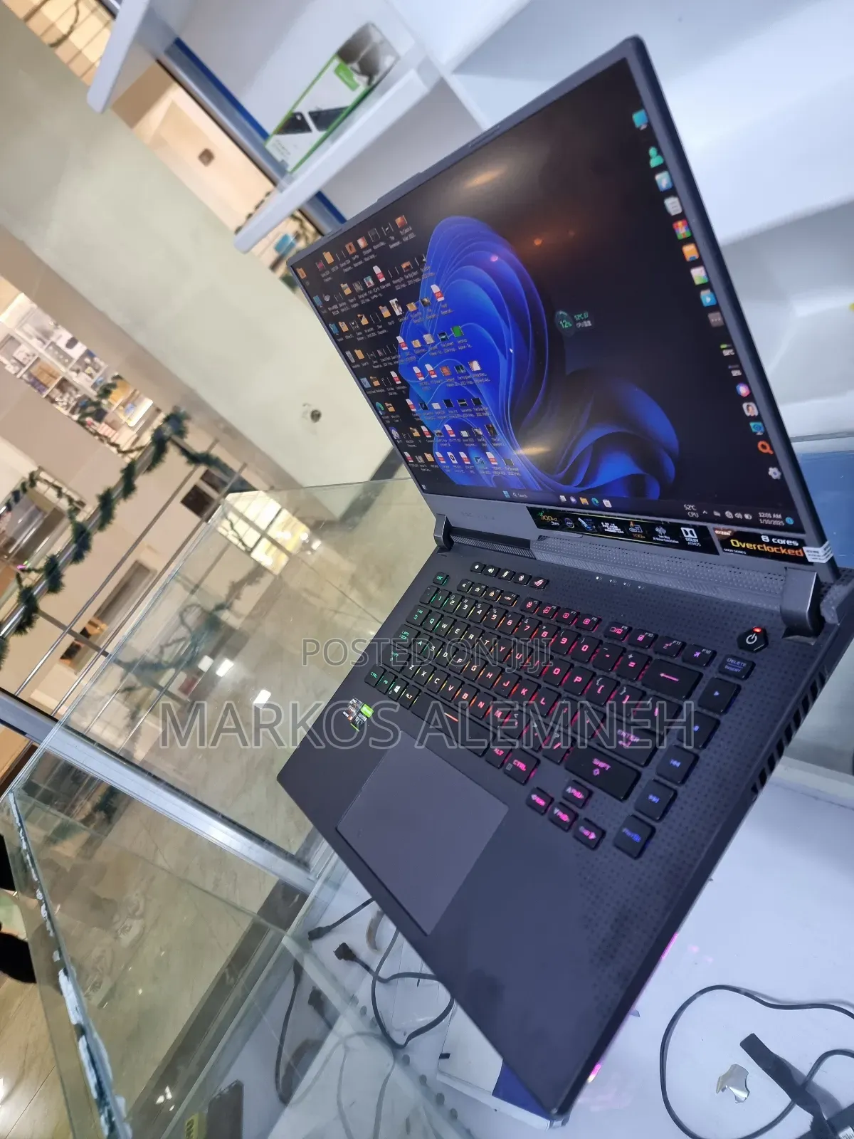 New Laptop Asus ROG Strix G15 G512 32GB AMD Ryzen 9 SSD 1T