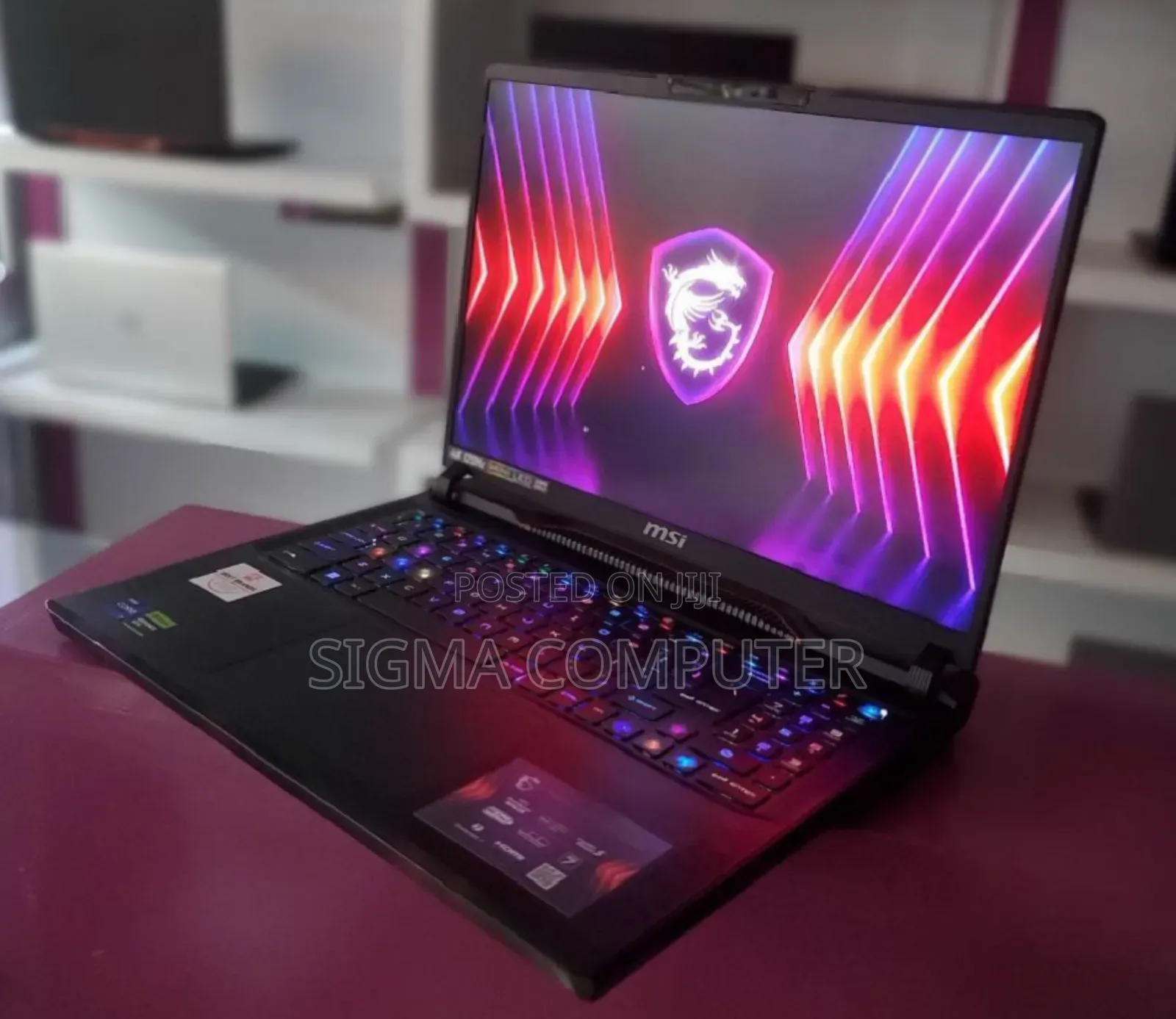 New Laptop MSI GE66 Raider 10SGS 64GB Intel Core I9 SSD 2T