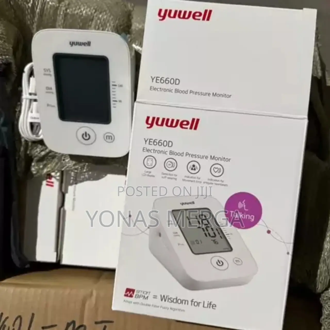 Digital Blood Pressure Monitor龜 Large, Easy-to-Read Display