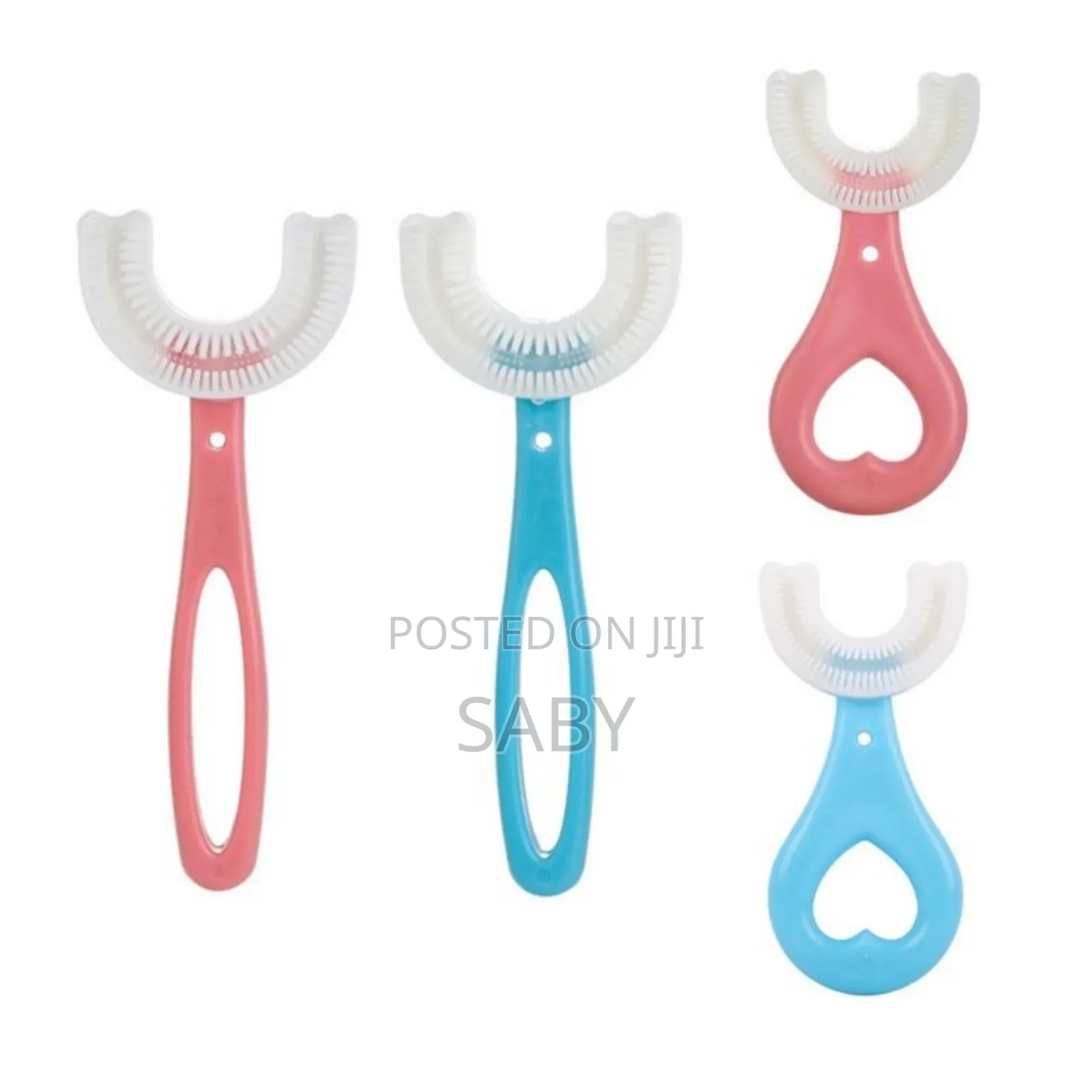 2pcs U-Shaped Baby Toothbrush