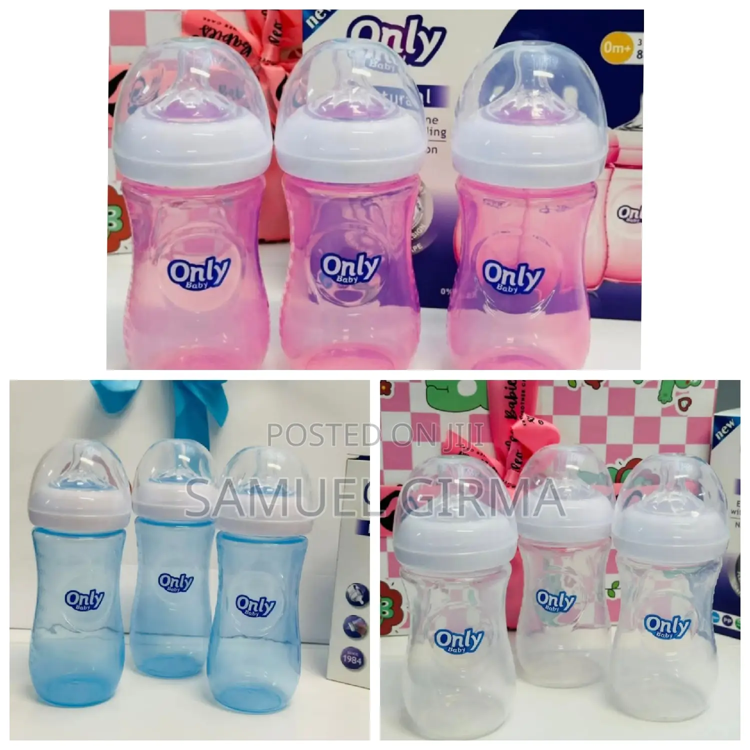 የልጆች መመገቢያ ጡጦ
3 ጡጦዎች በአንድ ላይONLY BABY FEEDING Bottle