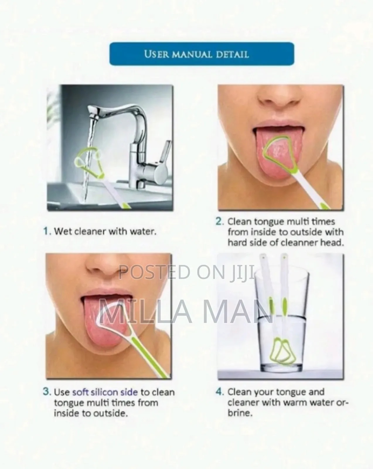 Tongue Cleaner ምላስ ማፅጃ