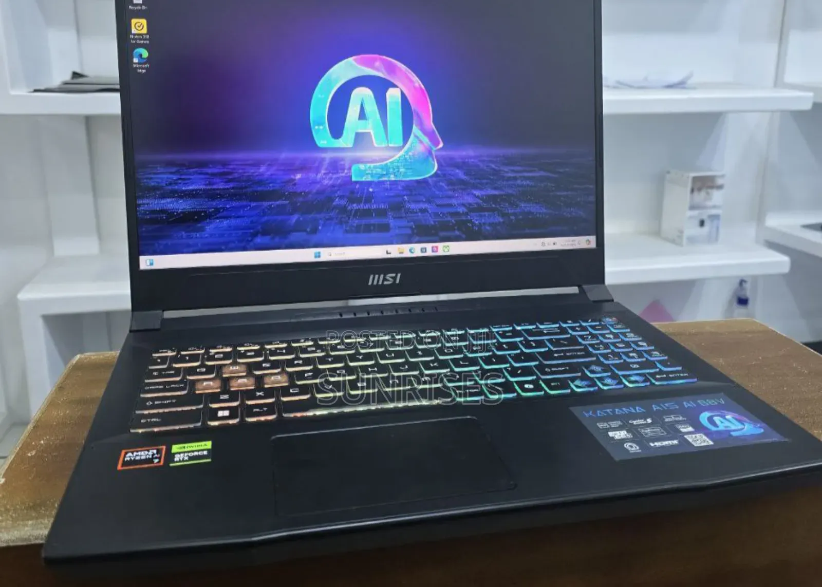 New Laptop MSI Katana GF66 16GB AMD Ryzen 7 SSD 1T